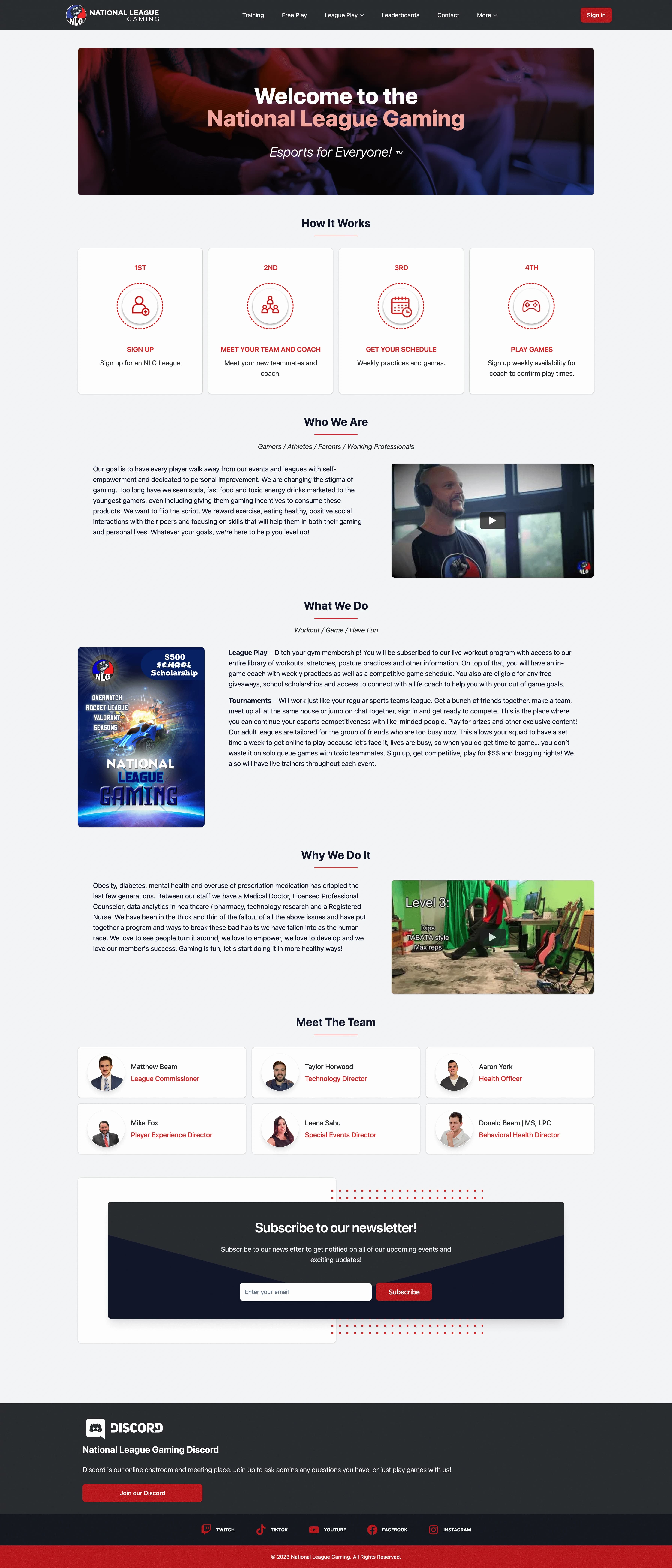 National League Gaming